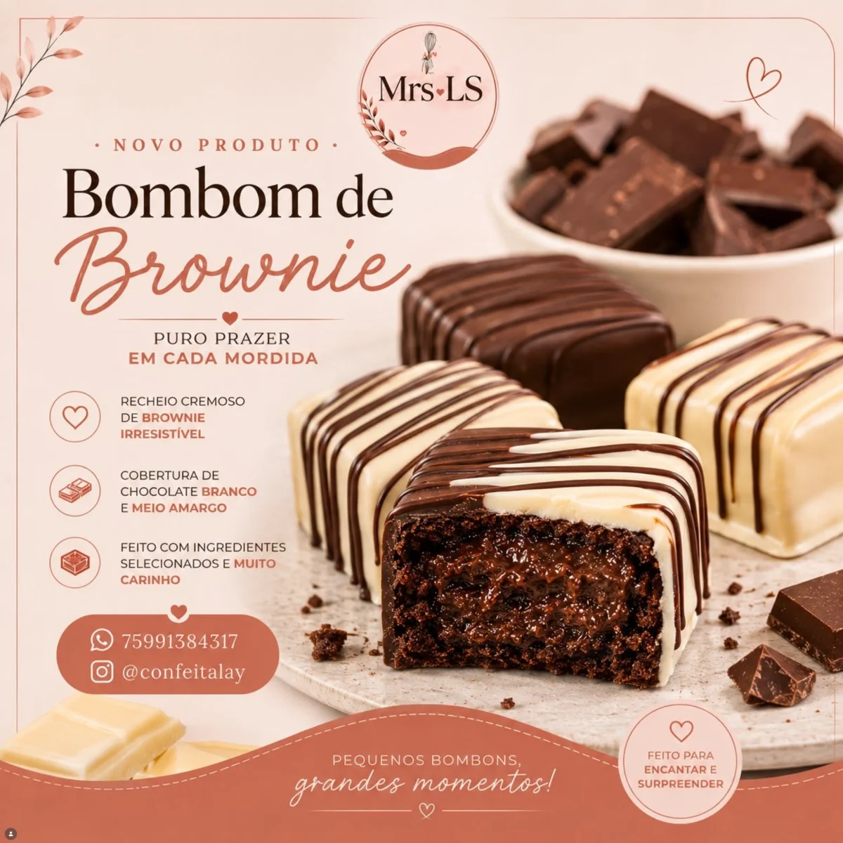 Bombom de Brownie