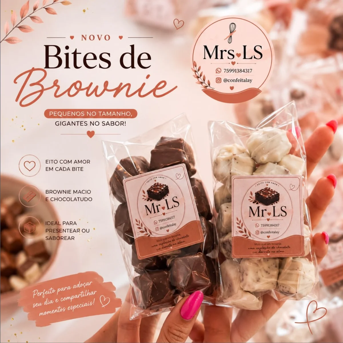Bites de Brownie