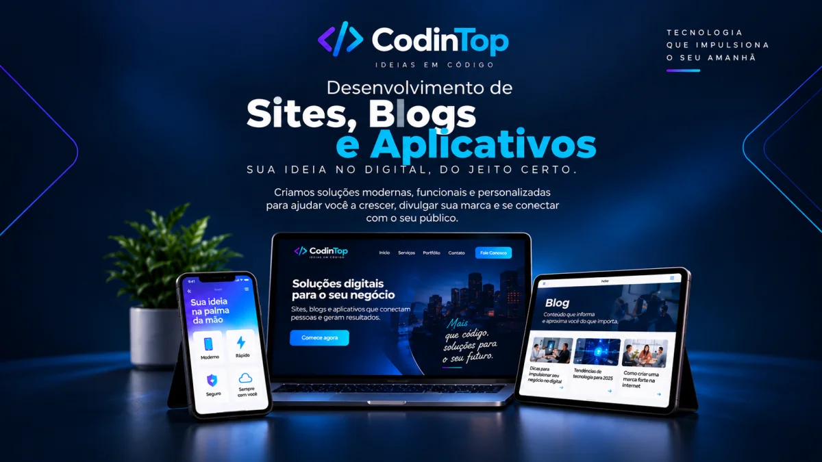 Desenvolvimento de Sites, Blogs e Aplicativos