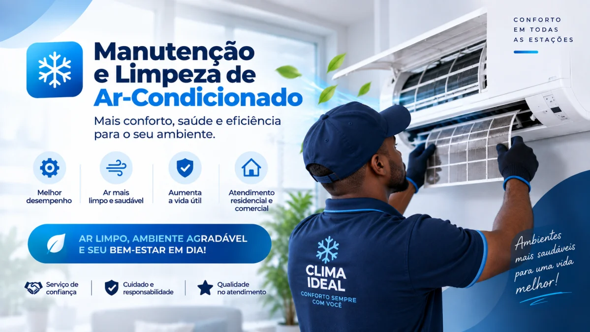 Manutenção e Limpeza de Ar Condicionado